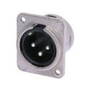 CONECTOR CHASIS XLR 3 POLOS MA