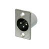 CONECTOR CHASIS XLR 3 POLOS MA