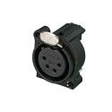 CONECTOR CHASIS 4 POLOS HEMBRA