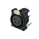 CONECTOR CHASIS 4 POLOS HEMBRA