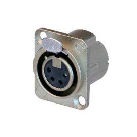 CONECTOR CHASIS 4 POLOS HEMBRA