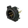 CONECTOR CHASIS 4 POLOS MACHO