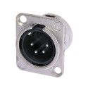 CONECTOR CHASIS 4 POLOS MACHO