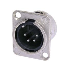 CONECTOR CHASIS 4 POLOS MACHO