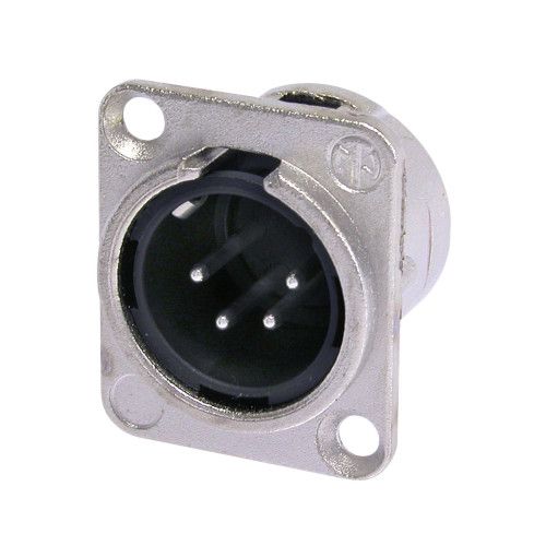 CONECTOR CHASIS 4 POLOS MACHO