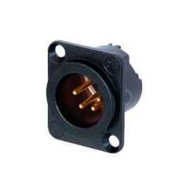 CONECTOR CHASIS 4 POLOS MACHO