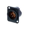 CONECTOR CHASIS 4 POLOS MACHO