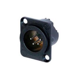 CONECTOR CHASIS 4 POLOS MACHO