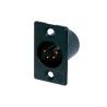 CONECTOR XLR CHASIS MACHO 4 PO