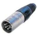CONECTOR XLR MACHO 4 POLOS NC4