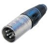 CONECTOR XLR MACHO 4 POLOS NC4