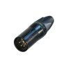 CONECTOR XLR MACHO 4 POLOS B N