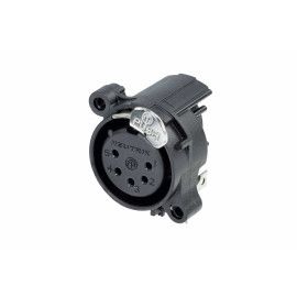 CON. XLR CHASIS HEMBRA 5POLOS