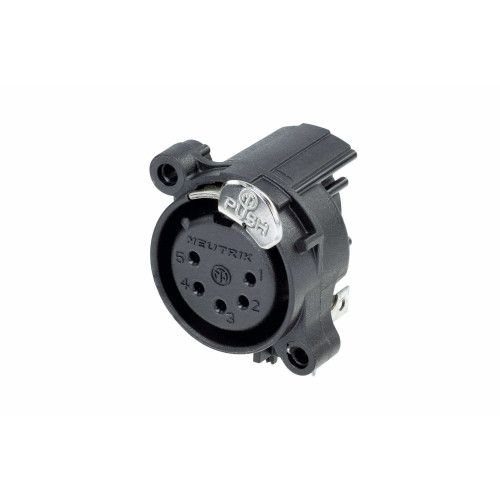 CON. XLR CHASIS HEMBRA 5POLOS
