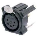 CONECTOR XLR CHASIS HEMBRA 5PO