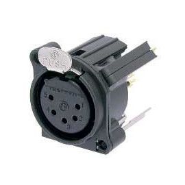 CONECTOR XLR CHASIS HEMBRA 5PO