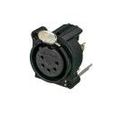 CONECTOR XLR CHASIS HEMBRA 5PO
