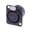 CONECTOR XLR CHASIS HEMBRA 5 P