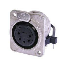 CONECTOR XLR CHASIS HEMBRA 5 P