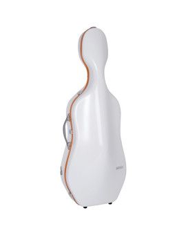 Estuche cello Bam SUP1005XLW Slim 2.9 Ice Suprême Hightech 4/4 Blanco/Naranja