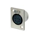 CONECTOR XLR CHASIS HEMBRA 5PO