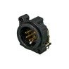 CONECTOR XLR CHASIS MACHO 5POL