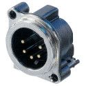 CONECTOR XLR CHASIS MACHO 5POL