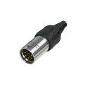 CONECTOR XLR MACHO 5 POLOS TOP