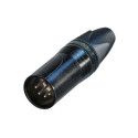CONECTOR XLR MACHO 5 POLOS B N