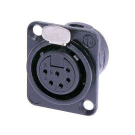 CONECTOR XLR CHASIS HEMBRA 6 P