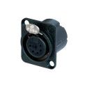 CONECTOR XLR CHASIS HEMBRA 6 P