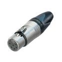 CONECTOR XLR HEMBRA 6 POLOS NC