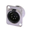 CONECTOR XLR CHASIS MACHO 6 PO
