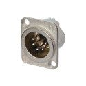 CONECTOR XLR CHASIS MACHO 6 PO