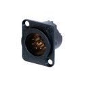 CONECTOR XLR CHASIS MACHO 6 PO