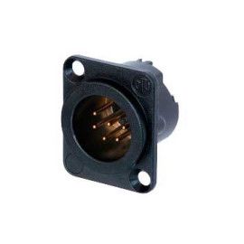 CONECTOR XLR CHASIS MACHO 6 PO