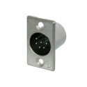 CONECTOR XLR CHASIS MACHO 6 PO