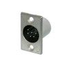 CONECTOR XLR CHASIS MACHO 6 PO