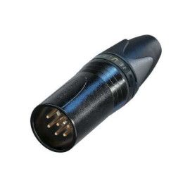 CONECTOR XLR MACHO 6 POLOS B N