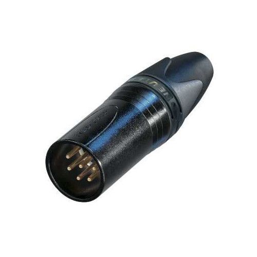 CONECTOR XLR MACHO 6 POLOS B N