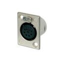CONECTOR XLR CHASIS HEMBRA 7 P