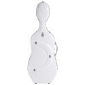 Estuche cello Bam SUP1005XLW Slim 2.9 Ice Suprême Hightech 4/4 Blanco/Plata