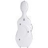 Estuche cello Bam SUP1005XLW Slim 2.9 Ice Suprême Hightech 4/4 Blanco/Plata