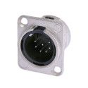 CONECTOR XLR CHASIS MACHO 7 PO