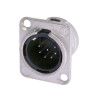 CONECTOR XLR CHASIS MACHO 7 PO