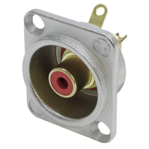 CONECTOR CHASSIS RCA ROJO NF2D