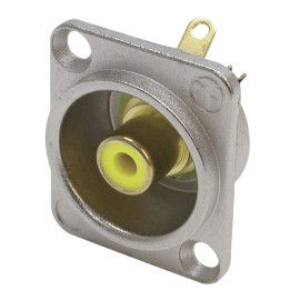 CONECTOR RCA CHASIS AMARILLO N