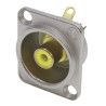 CONECTOR RCA CHASIS AMARILLO N