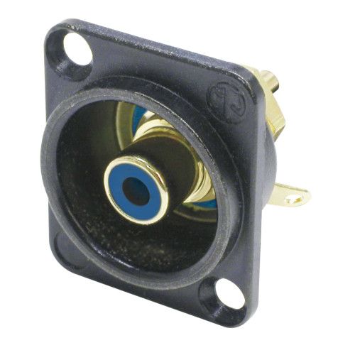 CONECTOR RCA CHASIS AZUL B NF2