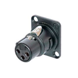 MODULO XLR HEMBRA W/FLANGE NM3